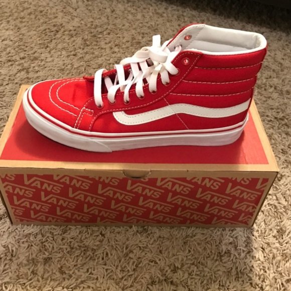 red high top vans